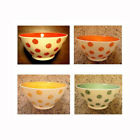 B0792bt3w2 Bruntmor Set Of Rainbow Polka Dot Medium Noodle Bowl Microwave