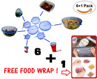 B07cq6qrgd Smart Lids Silicone Stretch Free Reusable Food Wrap 672550586497