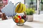 B07gbgyljq Regal Trunk Black Countertop Fruit Basket Banana Hanger 689781443932