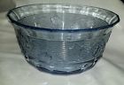 B85800 Safe Georgetowne Bowl Sapphire Dishwasher Salad Crystal Blue Floral