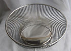 Yc742 Basket " Fruit Gorham Elegant Vintage Nice Bread Silver Plated 9.5 Italy
