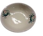 Beachcombers Blue Crab Design Ceramic Round Bowl 015888036225
