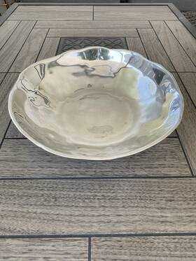 354719 Beatriz Ball Soho Aluminum Serving Bowl 11 Inch Diameter Modern Classy Timeless