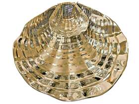 7590 Beatriz Ball Aluminum Alloy Two-piece Metalware Ocean Shell Wavy Bowl With Dip