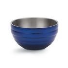 4658725 Beehive Blue Qt Vollrath Cobalt Double Bowl Style .75 Wall