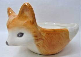 Y820 Better Homes 741895778710 And Gardens Heritage Collection Forest Fox Serving Bowl