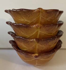 Better Homes & Gardens 808608025469 And Maple Leaf Bowls Golden Harvest Salad Dessert Vintage