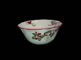 Better Homes & Gardens 808608027685 And Winter Forest 9 Inch Round Serving Bowl 3/4