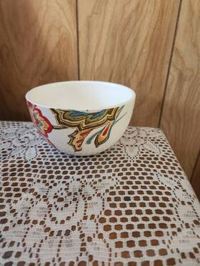 Bhebhe4 Better Homes & Gardens And Paisley Floral Cereal Soup Bowl Retired Pattern Bhe4