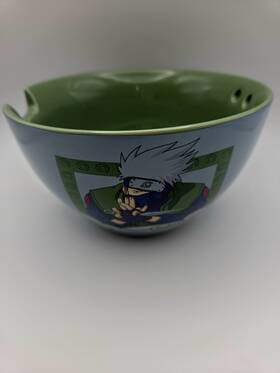 Bioworld Vra29denar-mz0722 Naruto Kakashi Hatake Ceramic Ramen Bowl Microwave Dishwasher Safe