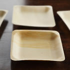 P007 Birc 004 Pcs Birchwood Square Elegant Sturdy Plates Biodeg 649490523509