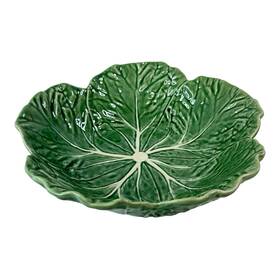 65000626 Bordallo Pinheiro Cabbage Majolica Serve Bowl