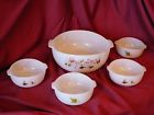 Comic1970 Bowls 4 Fire King Milk Cereal Hart " Vintage Glass 9 Bc Bowl Johnny