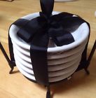 Bowls Carrying Dishes Olive Signature Oil Dipping Stand White Set 6