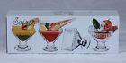 44215 Bowls Crystal Set Soiree Footed Taster