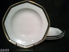 Y0009 Bowls - Dress Soup 8 Rimmed Salad Christopher Black " Stuart 4 5