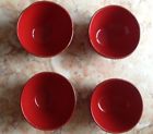 Bowls Italian "rosso Ceramic Vecchio Vietri Salad Soup Set 4 Cereal "