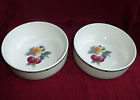 Ca329 Bowls Mikasa Salad Garden Intaglio 2 Cereal Blossom
