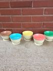 Bowls Multi-color Cream Ice Raffiaware Thermo-temp 5 Dessert Pedestal