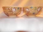 2-schen Bowls Pattern Kotobuki Porcelain Rice Qty. Monkey Japan Child " 4 Kid