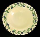 Pba10 Bowls Yellow 3 Green Barn Pale Pottery Italy Leaves Olives Blue Set