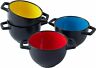 Br-4692-b-mc Bruntmor Ceramic Large Soup Crocks With Handle Set 810746034630
