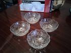 Bs588 Rosaline Nib Set Of Rose Pressed Design Glass Inch Bowls