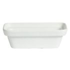 Bud24ww Bugambilia International Cast Aluminum White Large Bowl Enterprises