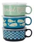 Bwtc-38447 Boston Warehouse Mermaid Set Of Oceanic Souper Mugs 026602384478