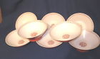 C-11 Other Written In Chinese Lot Of 8 Authentic Melamine Soup Bowls Footed 7.5 Diameter Used Exc