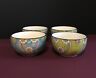 C-gbbowl-s4 Vagabond Vintage Furnishings Ceramic Bowls New Lotus Flowers