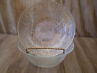 Calla Clear Small Bowls Glass Lily Set Dessert 2