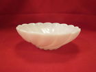 Capri " Fruit Atlas Sherbert 5 Bowl Milkglass Berry Dessert Hazel Vintg Swirl