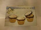 Casa Lorren Ice Cream Bowl Set Of 4 Brand New In Box Hand Painted Ceramic 615715521407