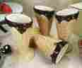 Cc786-4 D Lusso Designs Ice Cream Cone Holder Waffle Design Stand Snack Serving Cup Bowl Set Of 4 682055183619