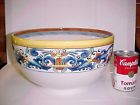 Por50 " Ceramic Bowl Salad Large Williams Sonoma Pasta Portugal Excellent 11