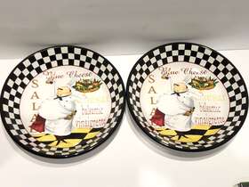 Certified International 2015-2016 Serving Bowls Italian Fat Chefs Special Retired Large