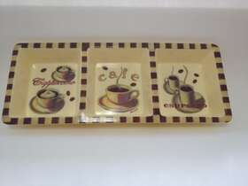Certified International Corp. 746851064678 North Beach Cafe Dip Bowl Server Tray Intl By Jennifer Brinley