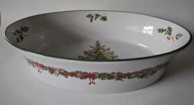 Christopher Radko 026301301288 Holiday Celebrations Traditions 12.5 Inch Oval Baking Serving Bowl