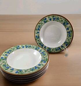 Christopher Stuart Hk218 Chambord Large Rim Soup Bowl 9 1/2 Inch - Euc