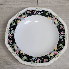 Y0012 Christopher Stuart Orchard Park 9.25 Inch Shallow Pasta/soup Bowl Set Of 3