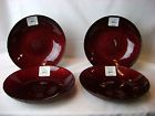 Cindy Crawford Style Red Textured Kitchenware Bowls 3 Sets Of Four Salad 088235027481