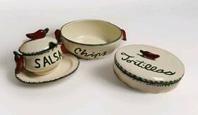 M030301 Classic Cuisine Chips Tortillas And Salsa Set From Abc Distributing 1993