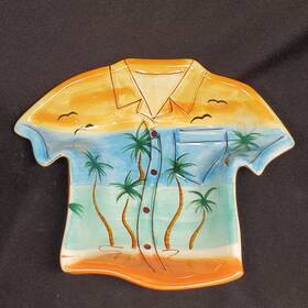 Clay Art 098598014981 Hand Painted Tropicool 4 Piece Dip Bowls Set 2003