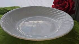 0617 Corelle -0617 Scalloped White Serving Bowl 8 1/2 Inch