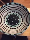 Cr-bowl-02 Nagina International Large Blue And Black Hand Painted Beautiful Ceramic