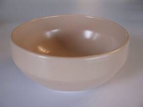 446-227 Crate And Barrel Visto Blush Cereal Bowl Discontinued Pink Rare Euc