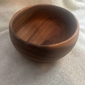 534-900 Crate And Barrel Tondo Wood Wooden Bowl Philippines 5.75
