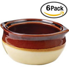 Cul-fos51 Culinary Depot Appetizing Onion Soup Bowls Crock Porcelain 696566147077
