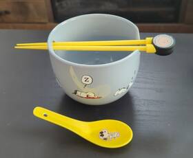 883773 Culture Fly 2024 Peanuts Snoopy Poses Ramen Bowl Bundle Multi-color
